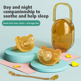 Babyproph Premium Nano Brown Newborn Baby Pacifier Day and Night